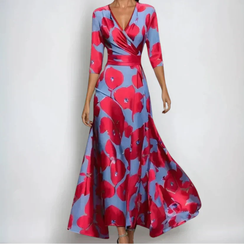 EMILY - LUXURY FLORAL DRESS