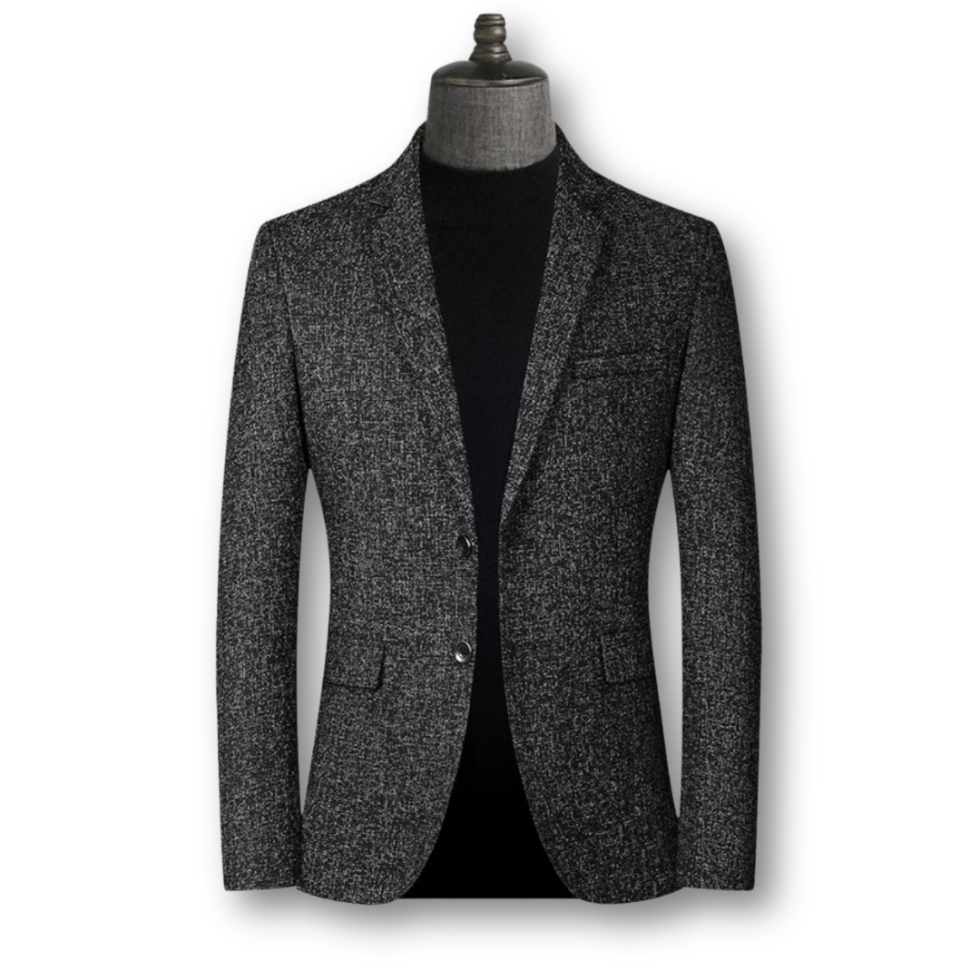 Jaxon | Elegant Tartan Fabric Blazer