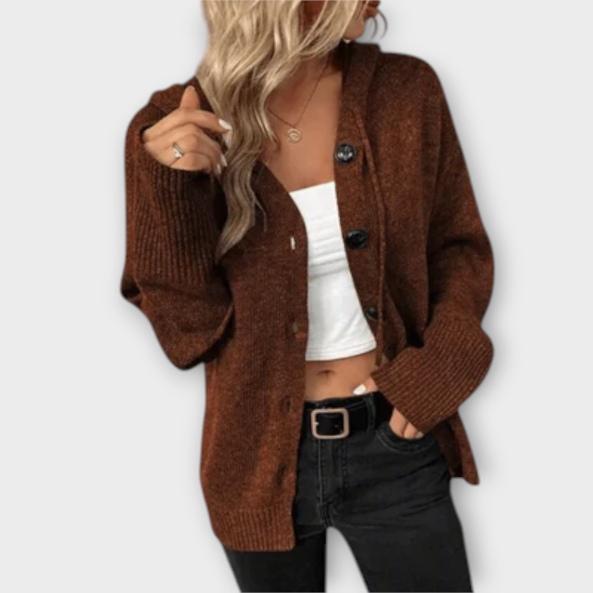Dita | Cardigan with Buttons