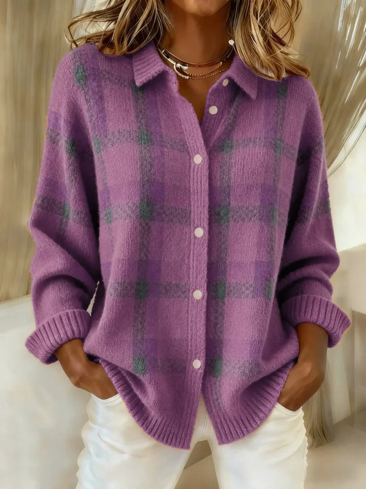 Danique | Cloud-Soft Checked Button-Up