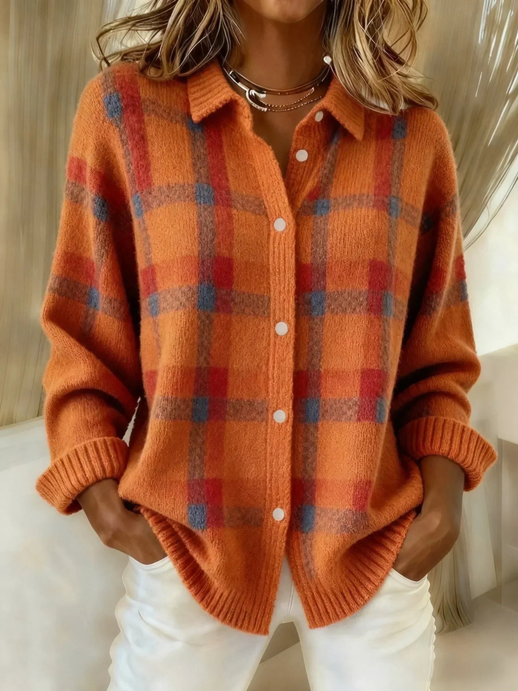 Danique | Cloud-Soft Checked Button-Up