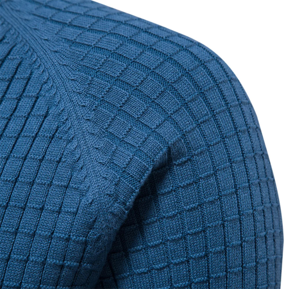 Heath | Men's Sweater With Diamond Pattern