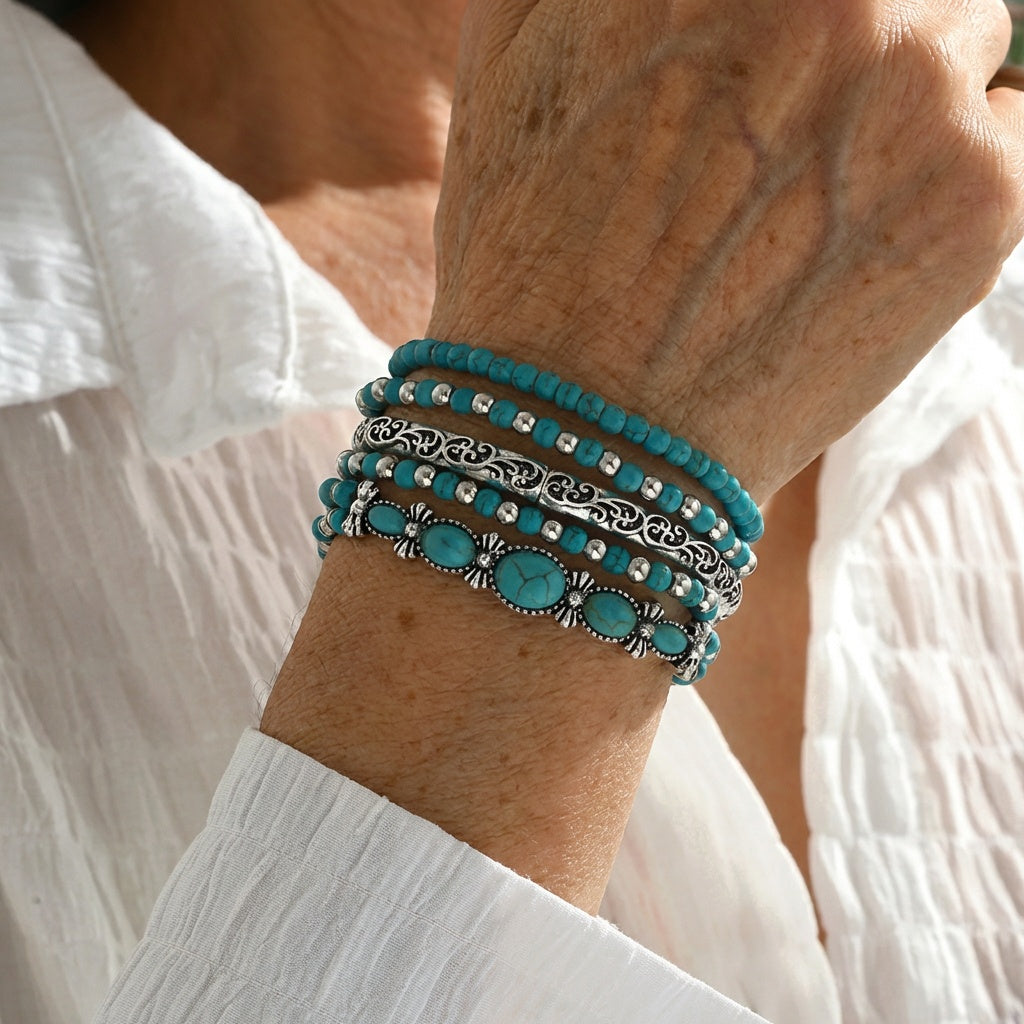 Sydney's Finest | Azure Grace Bracelet Set