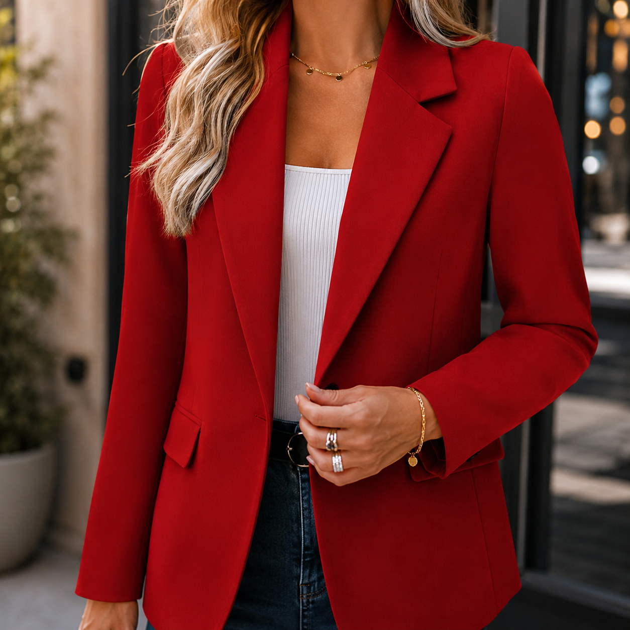 Coastal Elegance Blazer